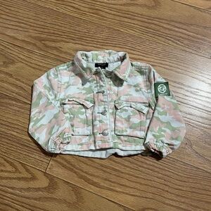 y2k Bebe Camo Baby Jacket 18 Months